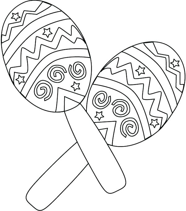 Maracas Coloring Pages Bonanza Maracas Coloring Pages Sombrero 600x683 Maracas Coloring Pages Bonanza Maracas Coloring Pages Sombrero