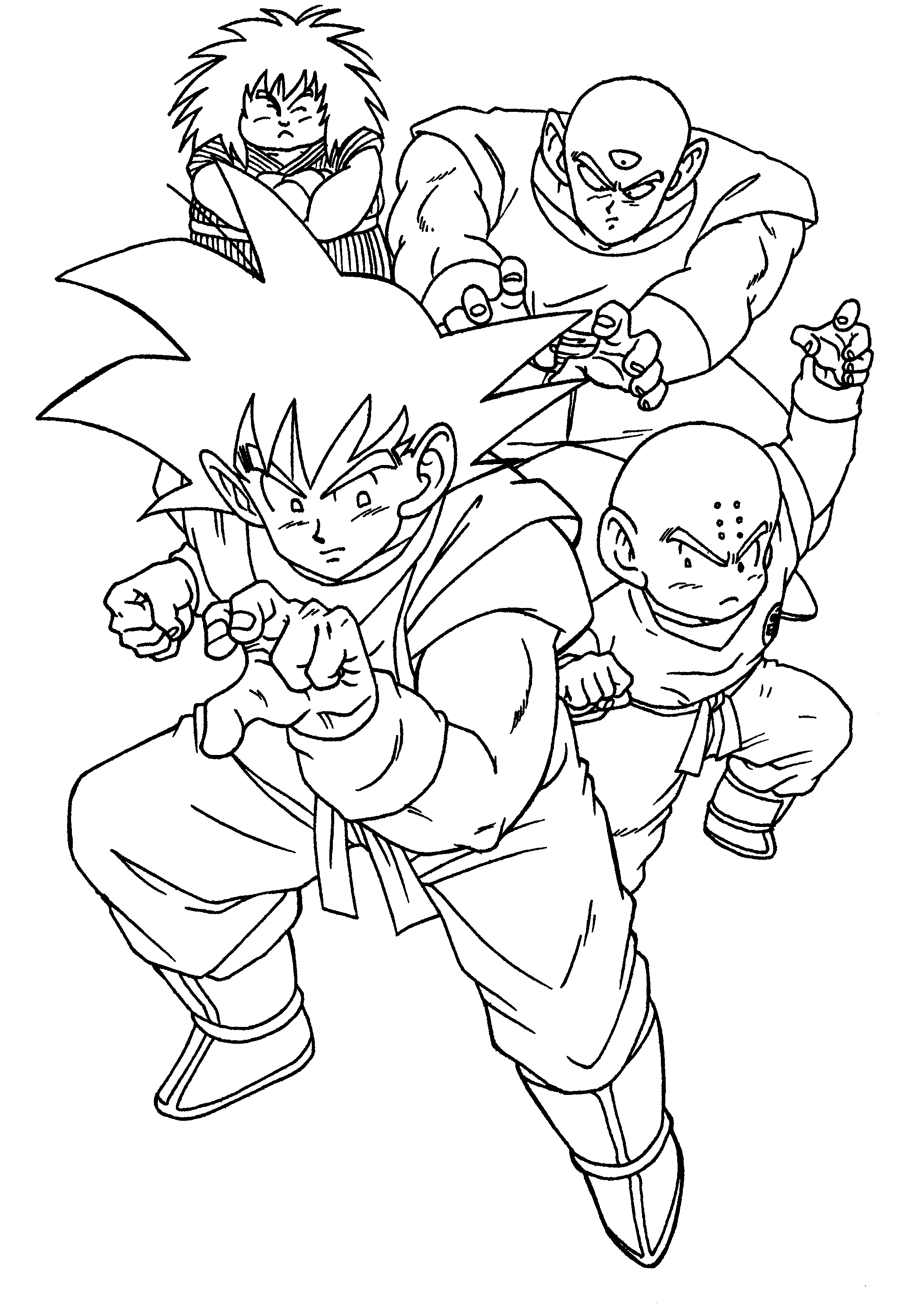 2100x3000 Best Of Dragon Ball Z Son Goku And Friends