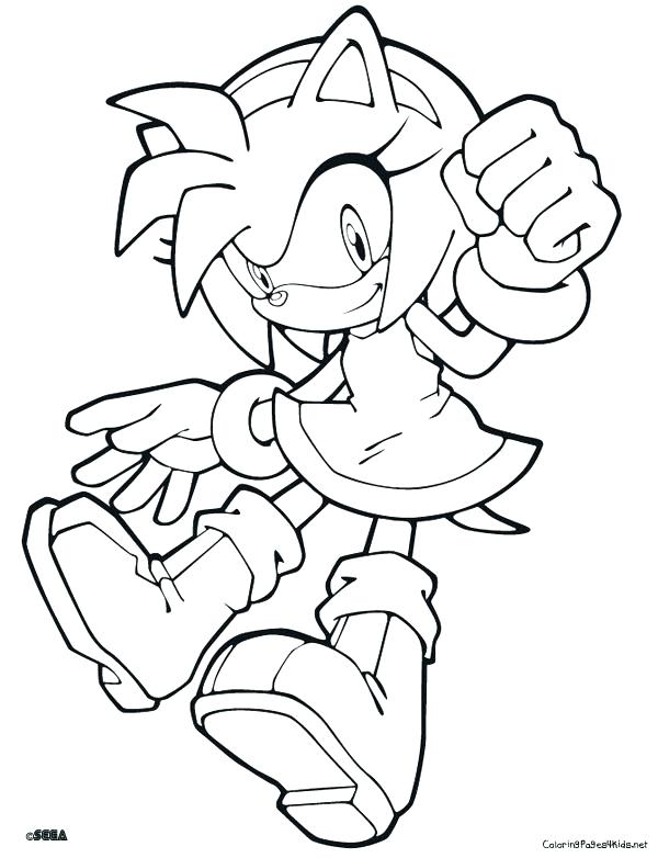 Sonic And Amy Coloring Pages at GetColorings.com | Free printable ...