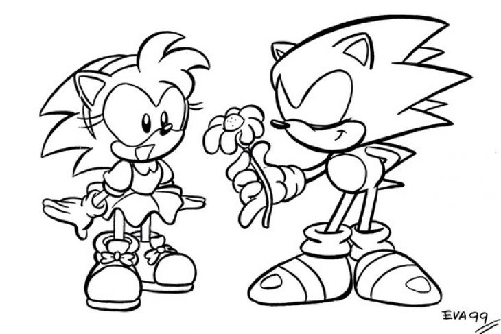 Sonic The Hedghog Coloring Pages 730x487 Sonic The Hedghog Coloring Pages