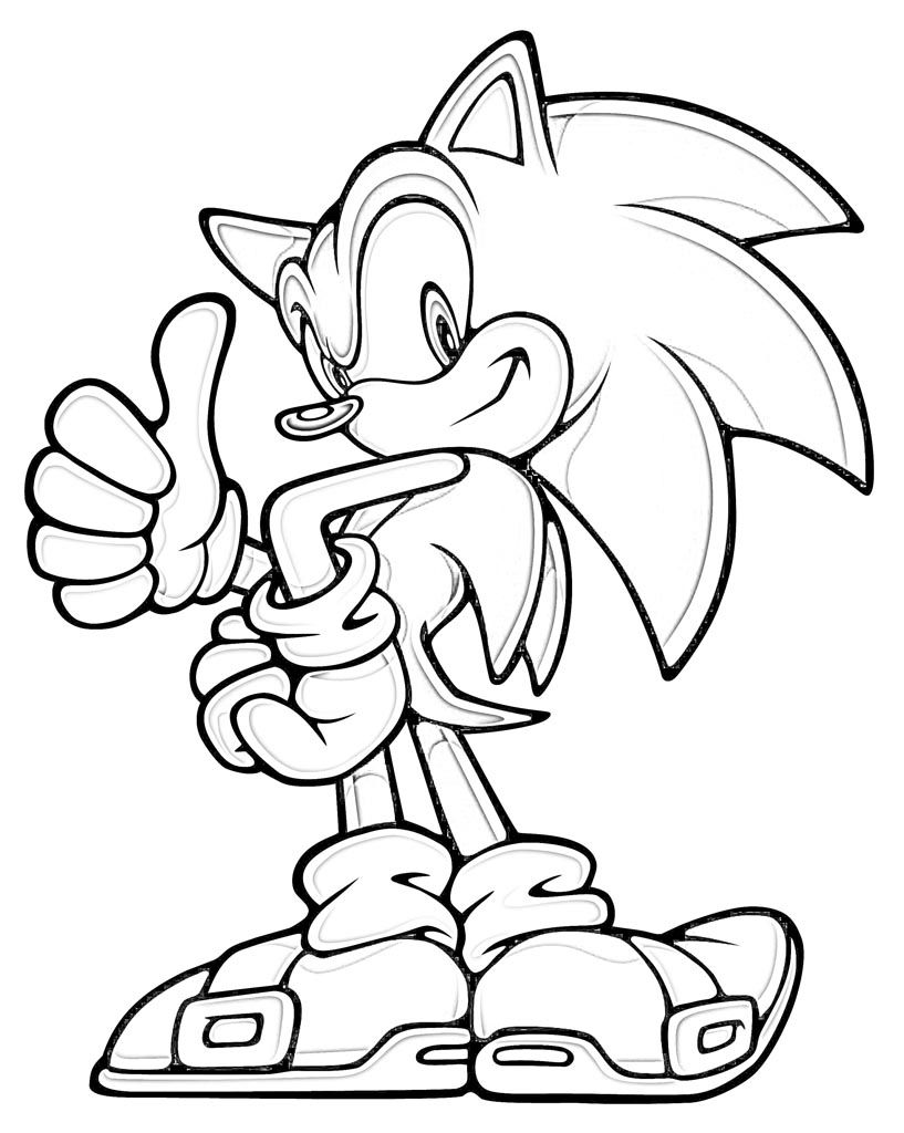 Free Coloring Pages For Kids Sonic The Hedgehog Printable 817x1024 Free Coloring Pages For Kids Sonic The Hedgehog Printable
