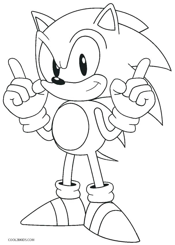 608x850 Sonic Tails Coloring Pages Sonic The Hedgehog Coloring Book As