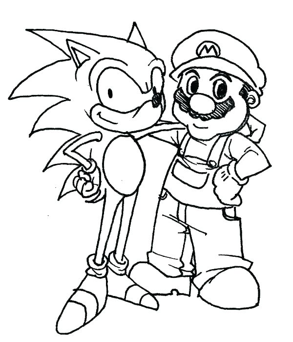 Sonic And Tails Coloring Pages at GetColorings.com | Free printable ...