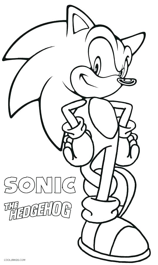 Free Sonic Coloring Pages 538x900 Free Sonic Coloring Pages