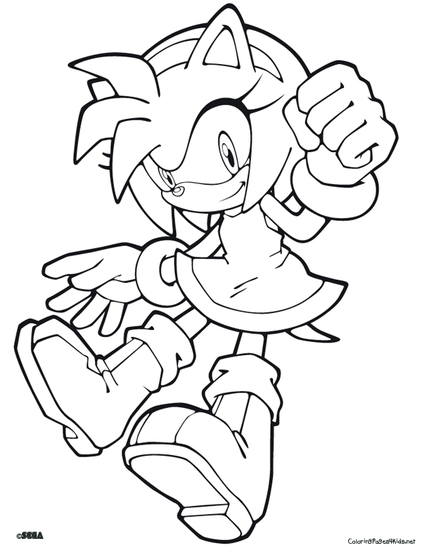 Sonic The Hedgehog Coloring Pages 600x782 Sonic The Hedgehog Coloring Pages