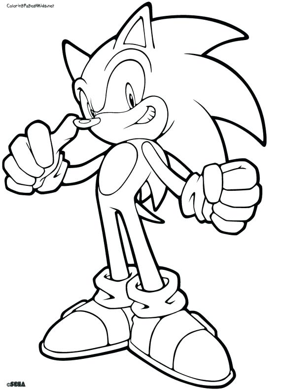 Sonic Coloring Pages Free Printable 4 570x789 Sonic Coloring Pages Free Printable 4