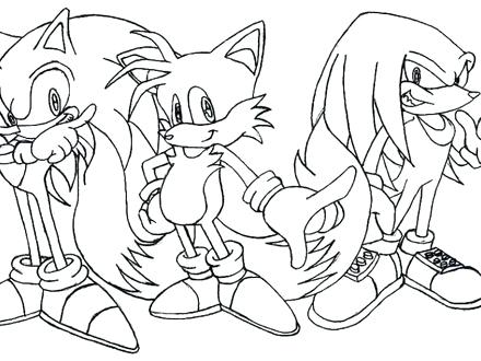 Sonic Coloring Pages Free Printable Sonic The Hedgehog Coloring 440x330 Sonic Coloring Pages Free Printable Sonic The Hedgehog Coloring