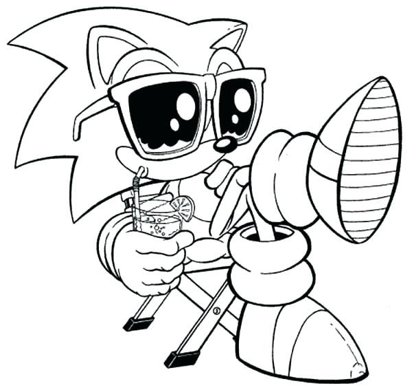 Sonic Coloring Pages Printable 600x567 Sonic Coloring Pages Printable