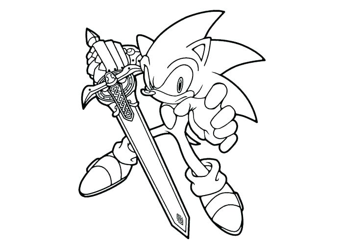 Sonic The Hedgehog Coloring Pages 700x500 Sonic The Hedgehog Coloring Pages