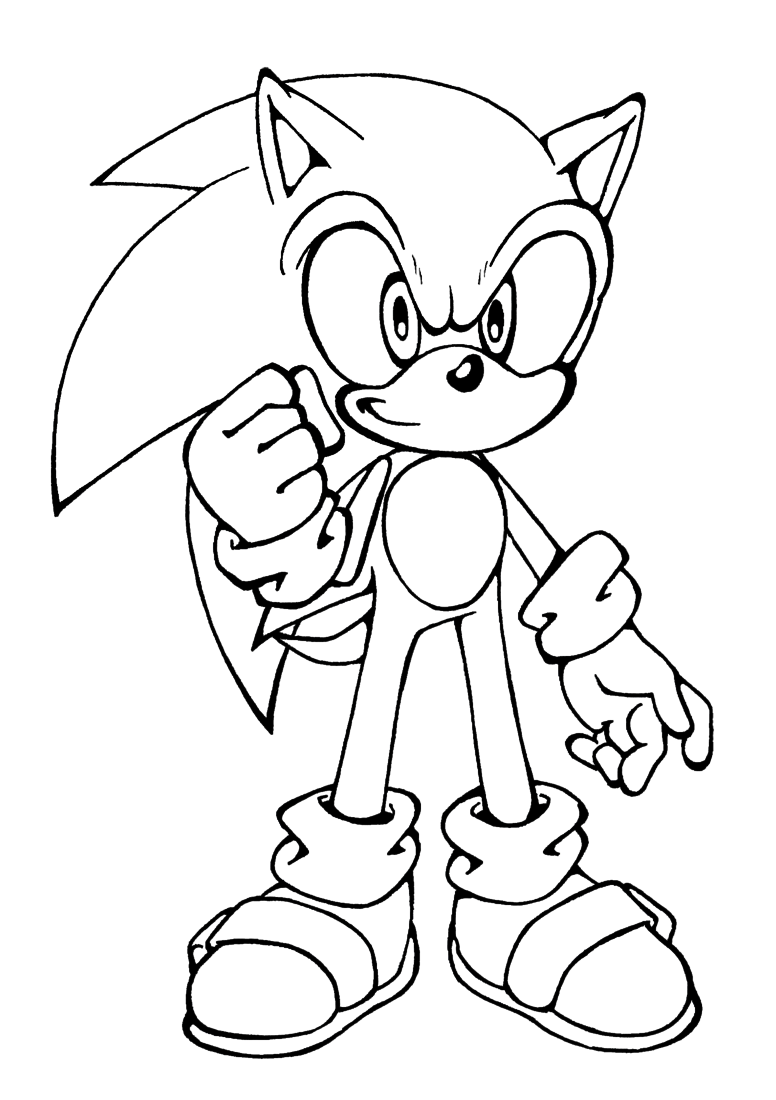 Helpful Sonic Characters Coloring Pages To Print Printable 776x1100 Helpful Sonic Characters Coloring Pages To Print Printable