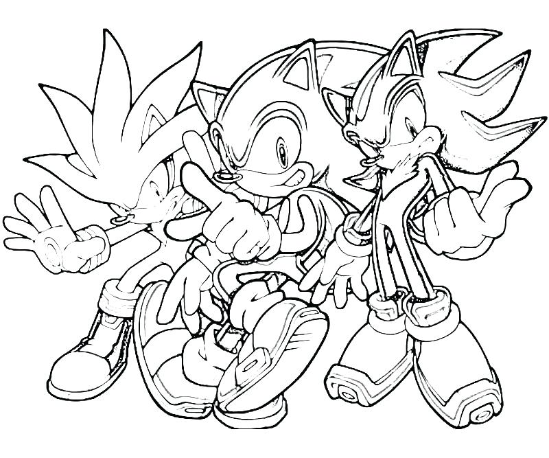 800x667 Sonic Coloring Pages Printable Sonic The Hedgehog Coloring Pages