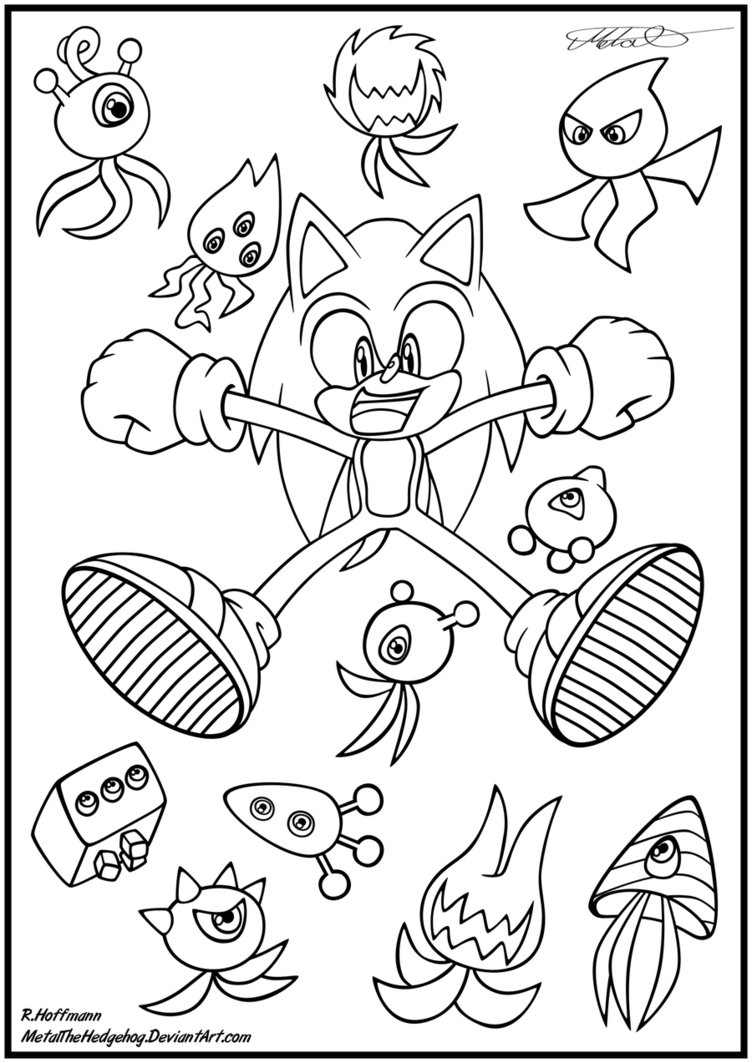 752x1063 Sonic Colors Coloring Pages Download Coloring For Kids 2018