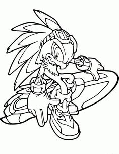 236x305 Free Printable Sonic The Hedgehog Coloring Pages For Kids