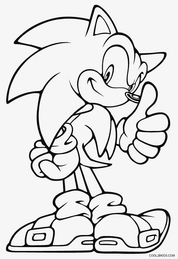 595x867 Printable Sonic Coloring Pages For Kids Cool2bkids Sonic