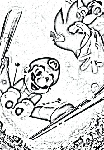 334x480 Sonic Coloring Games