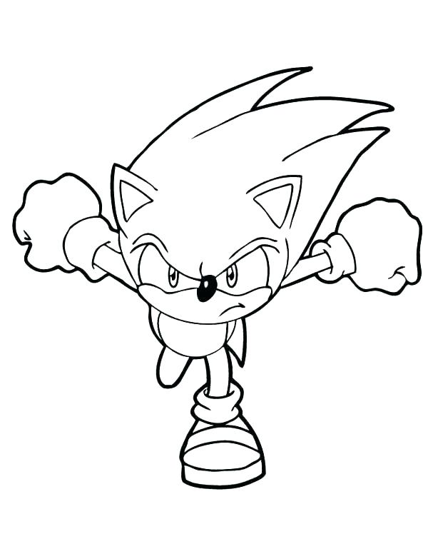 600x776 Sonic Hedgehog Coloring Pages Sonic The Hedgehog Coloring Pages