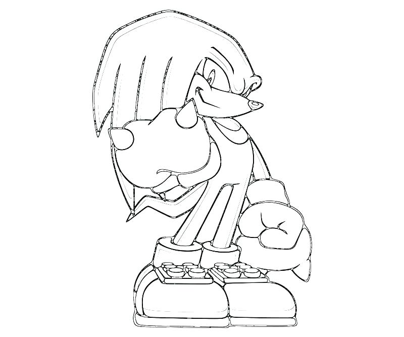800x667 Knuckles Coloring Pages Knuckles Coloring Pages Pics Of Sonic