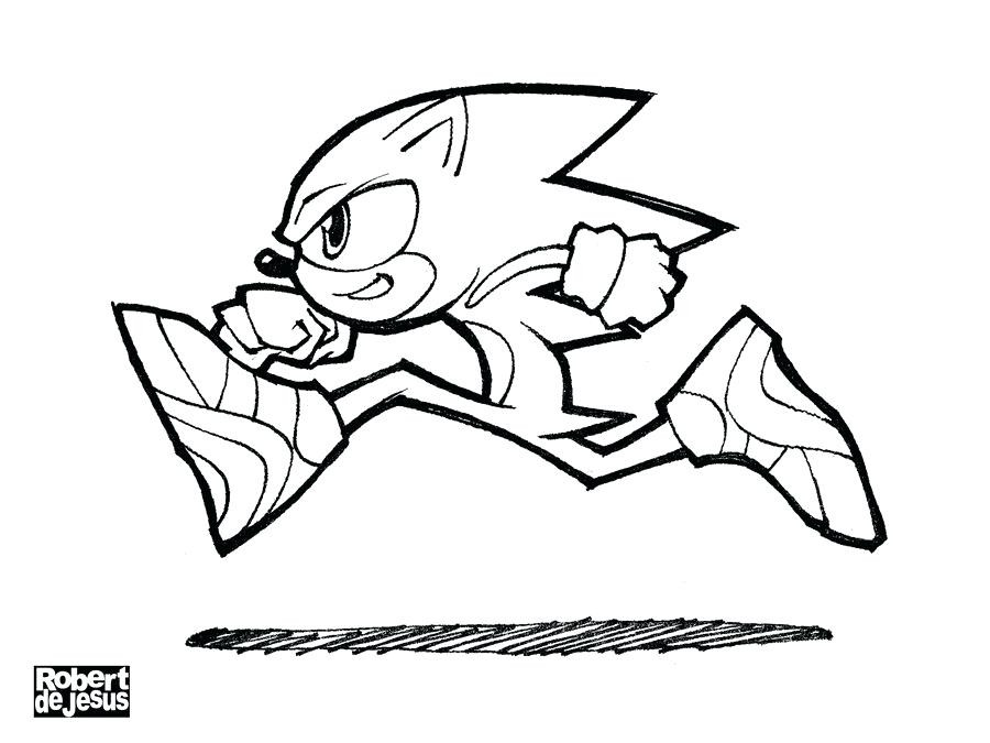 900x675 Sonic Running Coloring Pages Page The Hedgehog Mario