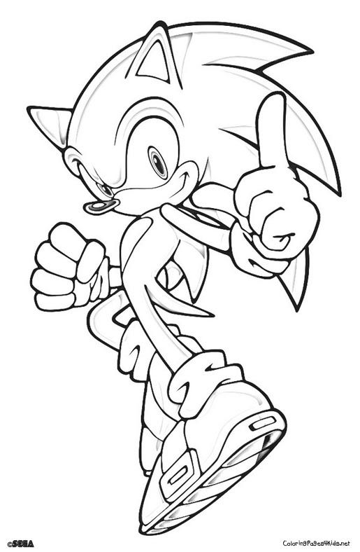 515x788 Sonic The Hedgehog Coloring Pages To Print