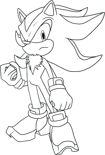 Sonic Shadow Coloring Pages at GetColorings.com | Free printable ...