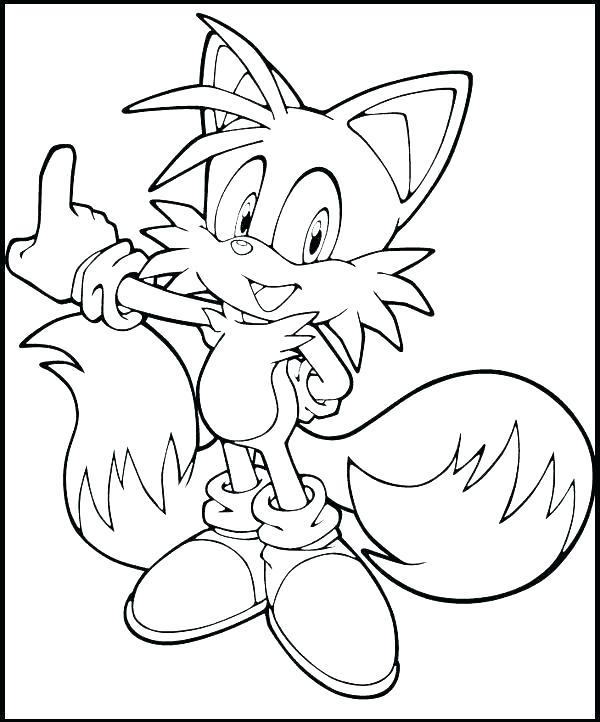 Tails Coloring Pages Sonic The Coloring Pages Picture Of Tails 600x722 Tails Coloring Pages Sonic The Coloring Pages Picture Of Tails