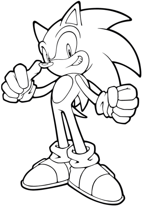 Astonishing Sonic The Hedgehog Coloring Pages Classic For To Print 600x831 Astonishing Sonic The Hedgehog Coloring Pages Classic For To Print