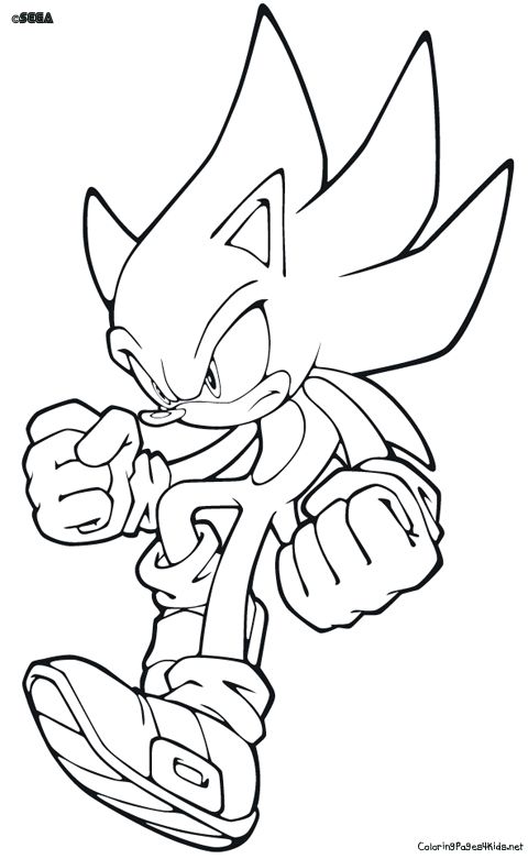 Sonic The Hedgehog Coloring Pages Free To Print 480x781 Sonic The Hedgehog Coloring Pages Free To Print