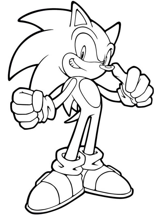 Sonic The Hedgehog Printable Coloring Pages 21 Sonic The Hedgehog 600x831 Sonic The Hedgehog Printable Coloring Pages 21 Sonic The Hedgehog