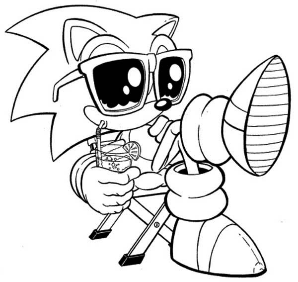 Free Images Sonic The Hedgehog Coloring Pages 600x567 Free Images Sonic The Hedgehog Coloring Pages