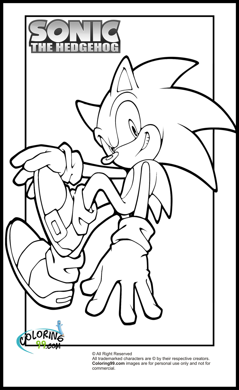 Free Sonic The Hedgehog Coloring Pages In Sonic The Hedgehog 980x1600 Free Sonic The Hedgehog Coloring Pages In Sonic The Hedgehog