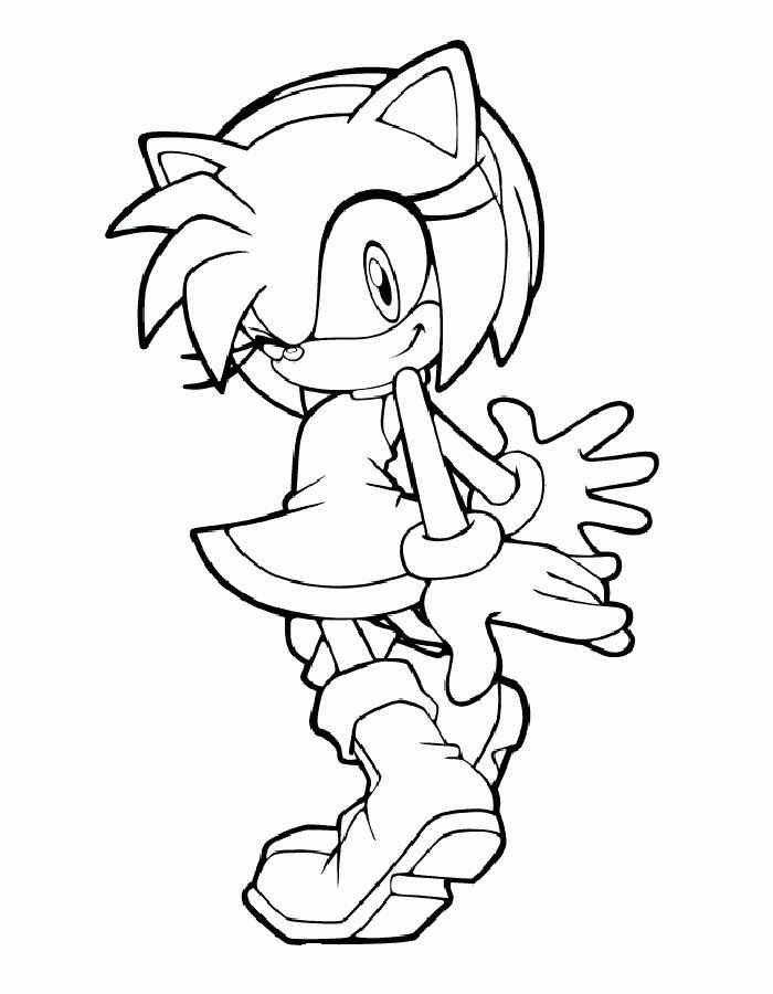 700x900 Sonic The Hedgehog Coloring Pages