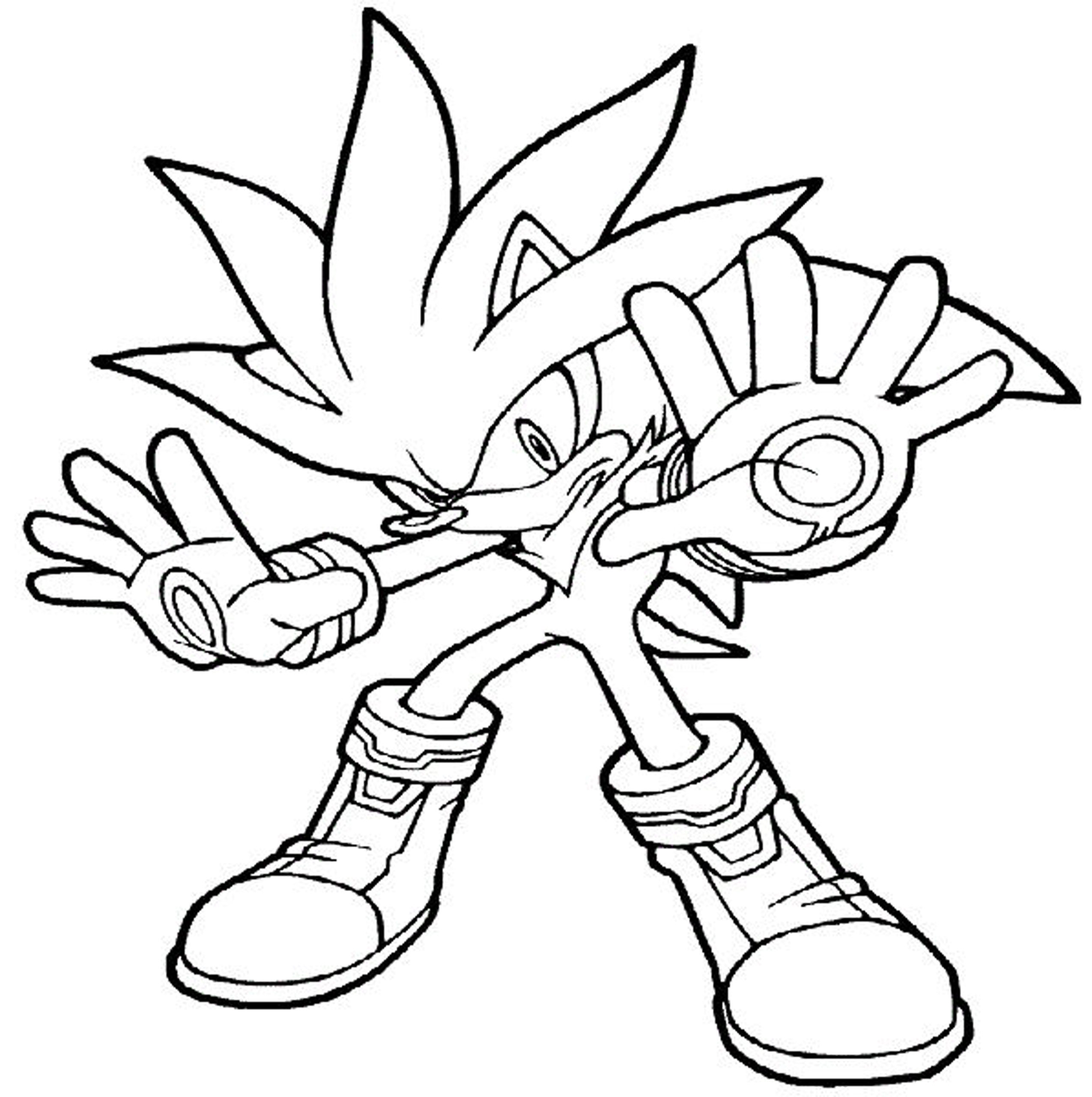 2550x2563 Instructive Silver The Hedgehog Coloring Pages