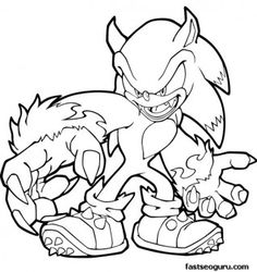 Sonic The Hedgehog Shadow Coloring Page Free Download 236x250 Sonic The Hedgehog Shadow Coloring Page Free Download