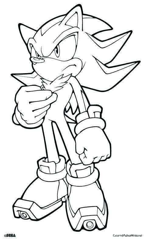 Sonic The Hedgehog Shadow Coloring Pages at GetColorings.com | Free ...