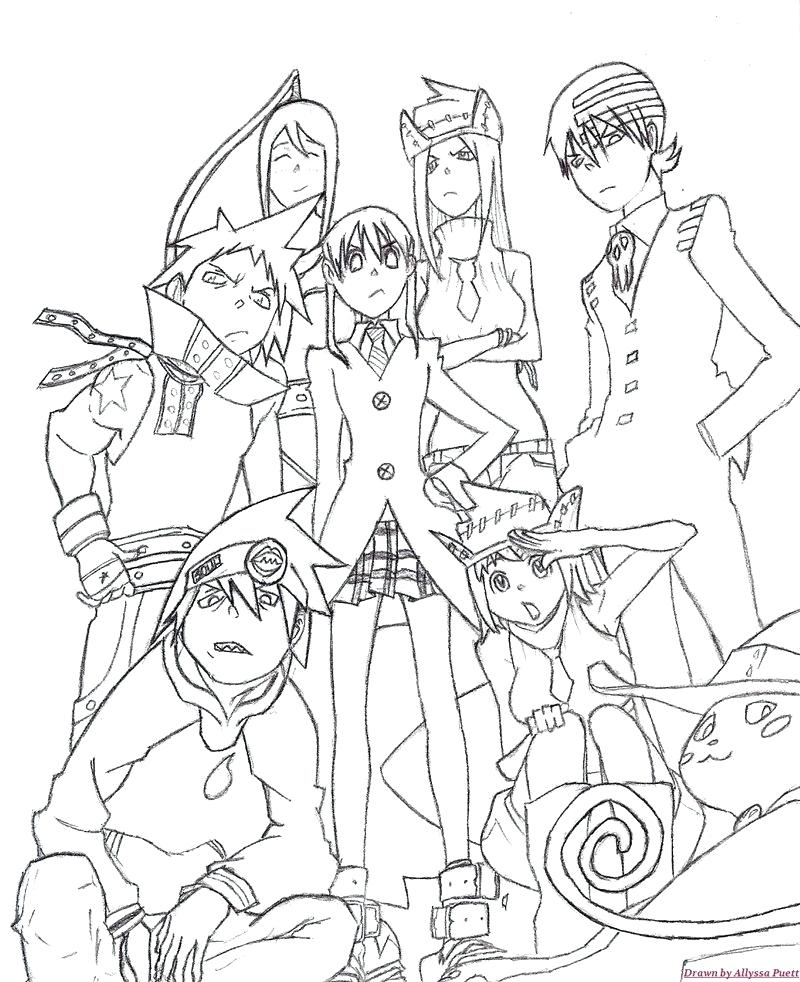 800x982 Soul Eater By Bell On Coloring Pages Stein Best Geek Anime