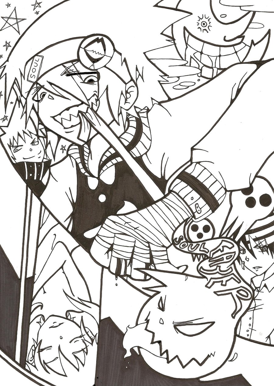 900x1267 Coloring Pages Of The Lion King Glum Me At Soul Eater Auto Market