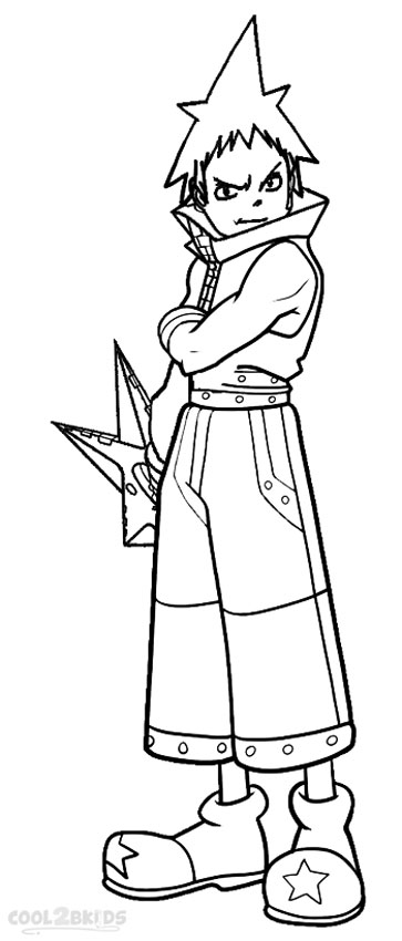 363x850 Printable Soul Eater Coloring Pages For Kids Cool2bkids