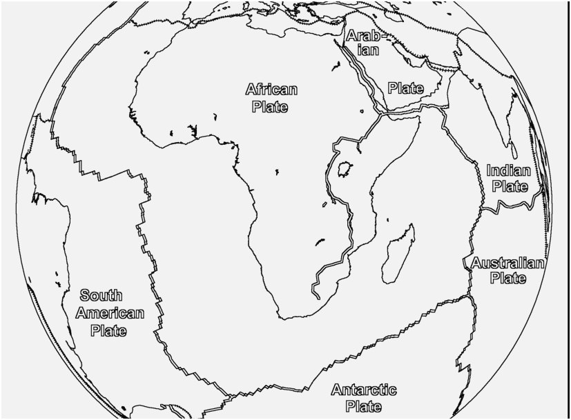 827x609 Africa Coloring Pages Concept Stunning Plate Tectonics Coloring