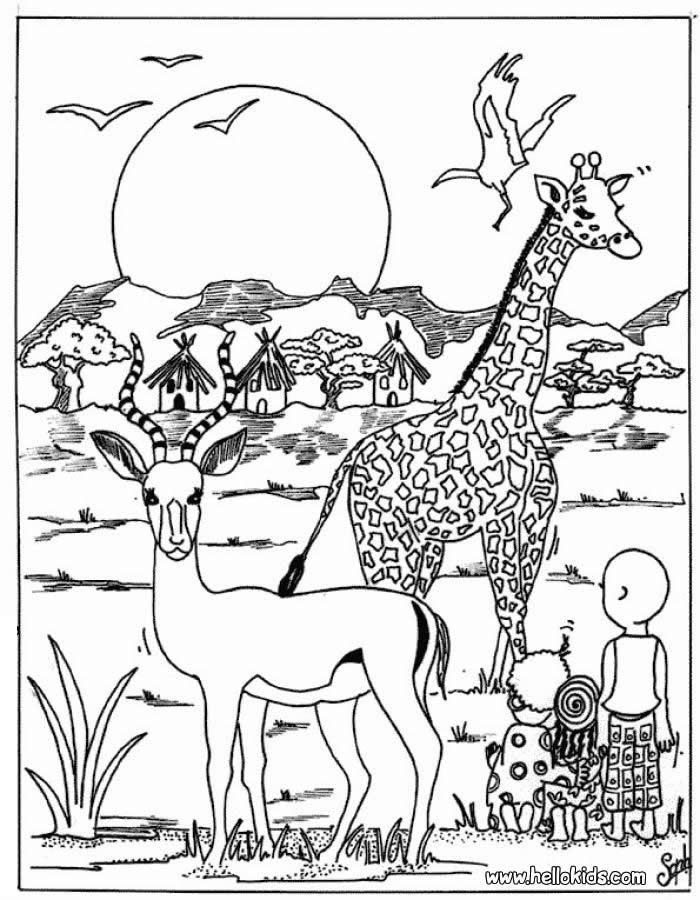 700x900 African Coloring Pages Africa Kids Crafts And Activities Coloring