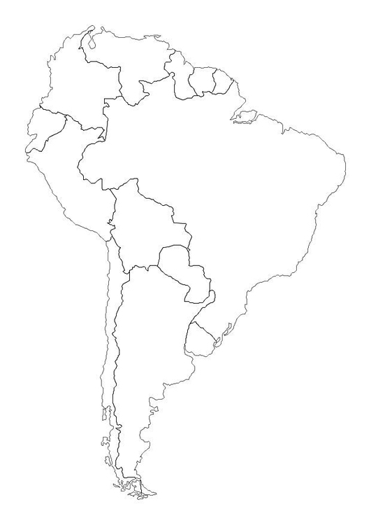Coloring Page South America 531x750 Coloring Page South America