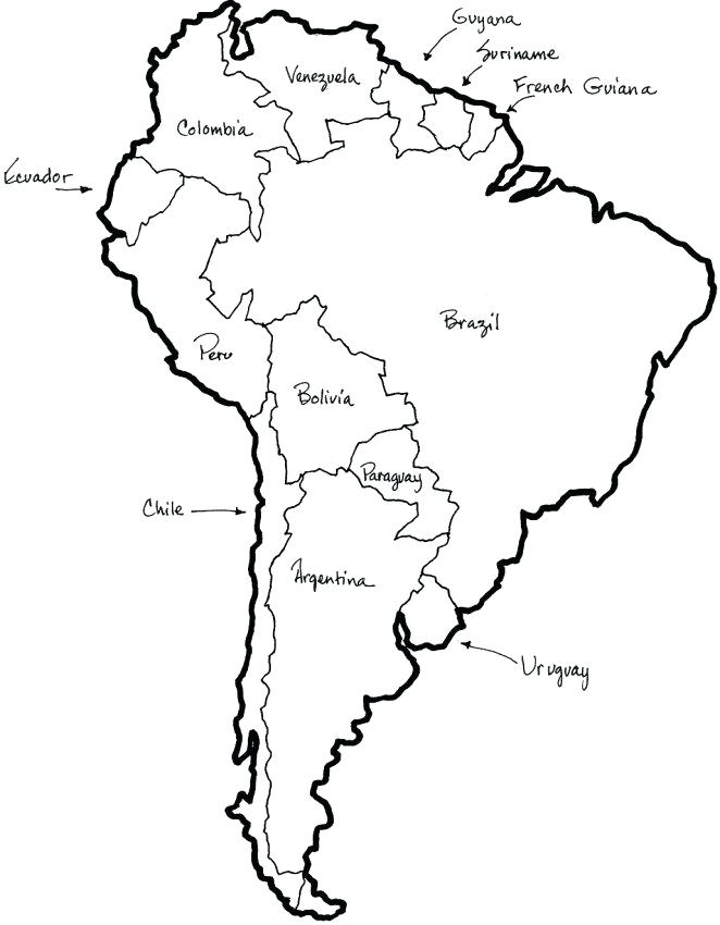 South America Coloring Pages South Map Coloring Pages South 662x850 South America Coloring Pages South Map Coloring Pages South