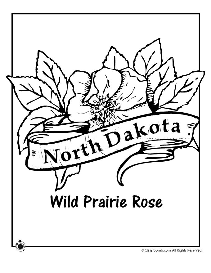 South Dakota Coloring Pages