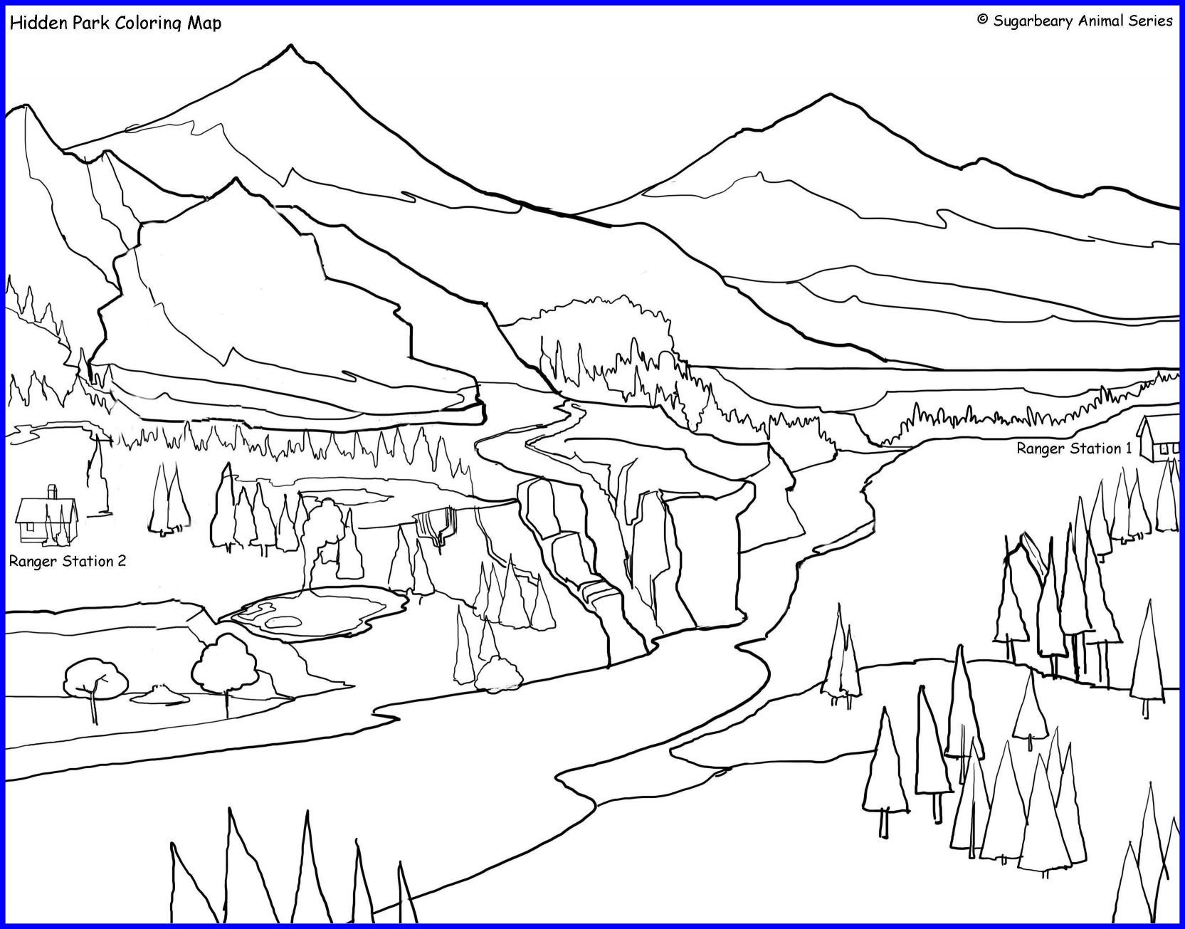 1665x1305 Appealing Park Coloring Page Keysub Me For South Popular And Trend