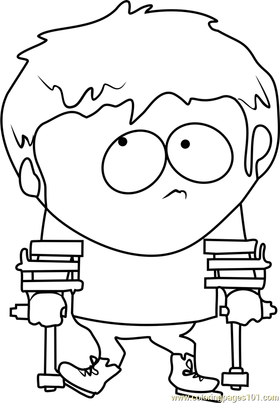 556x800 Jimmy Valmer From South Park Coloring Page