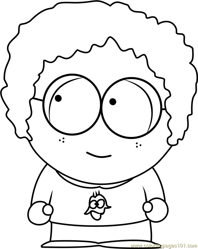 636x800 Dougie From South Park Coloring Page