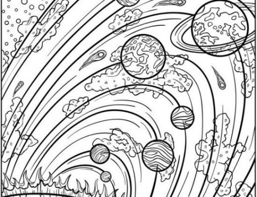 520x400 Adult Coloring Pages Space Gallery Adult Coloring Pages Space
