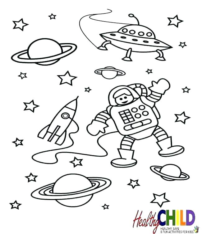 Space Coloring Pages For Preschoolers at GetColorings.com | Free ...