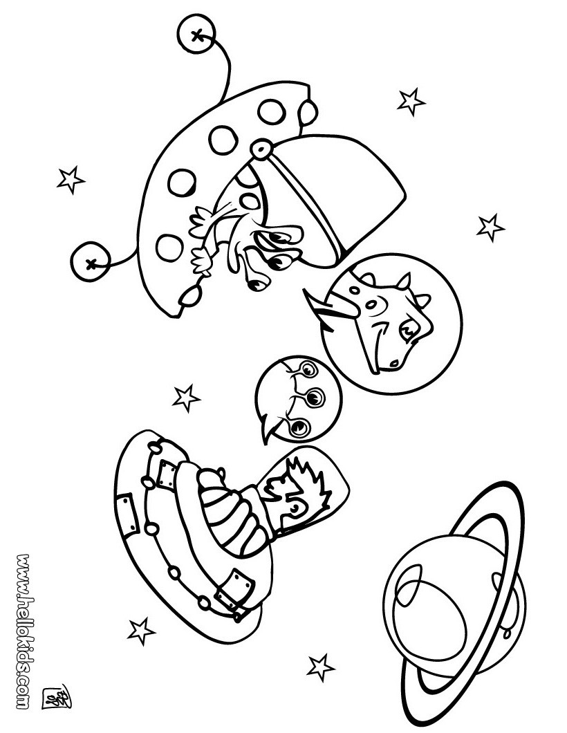 820x1060 Space Coloring Pages