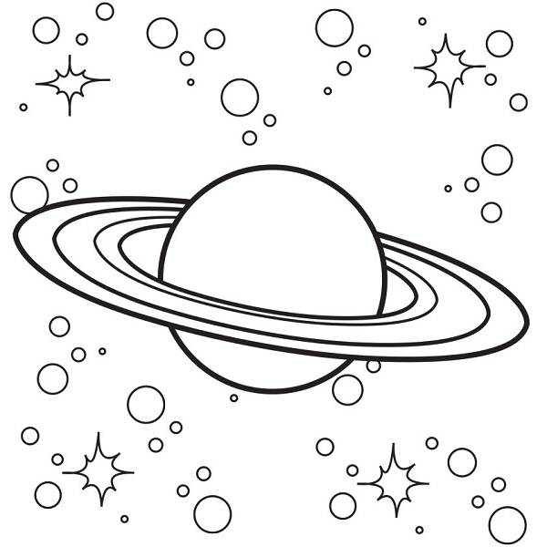 Space Coloring Pages 600x600 Space Coloring Pages