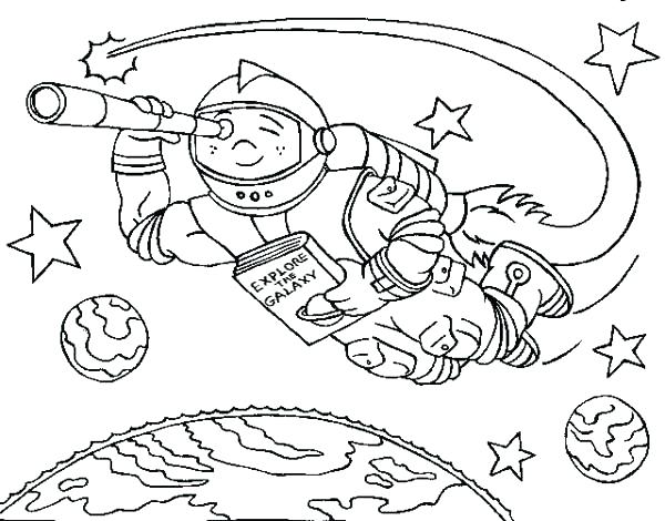 Space Ship Coloring Page 600x470 Space Ship Coloring Page
